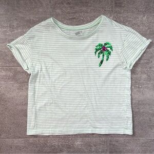 Crazy 8 In The Wild Palm Tree Tee Size 10/12